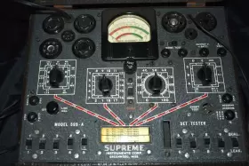 599-A SUPREME Vacuum Tube Tester Repair #2