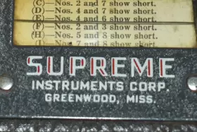 599-A SUPREME Vacuum Tube Tester Repair #3