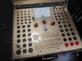 Sylvania 2400d Vacuum Tube Tester Complete Tested