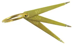 Transline 7454 Gold Test Needles 10k 14k 18k 22k - Karat Reference Set For Acid