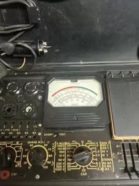 1183-SC TRIPLETT Military Tube Tester Set Triplet Field Unit #3