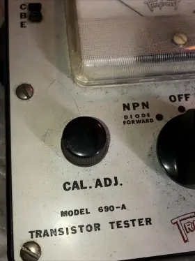 690-A TRIPLETT Transistor Tester #3