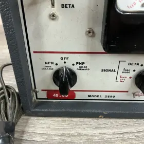 MODEL-2590 TRIPLETT Transistor Tester #3