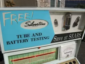 1900 U-TEST-M Sears Silvertone Tube Tester Display Amp #3
