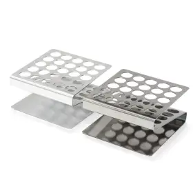 Ulab Utr1003 Scientific Test Tube Rack Set Z Shape Suitable For Tubes Of Dia. 1