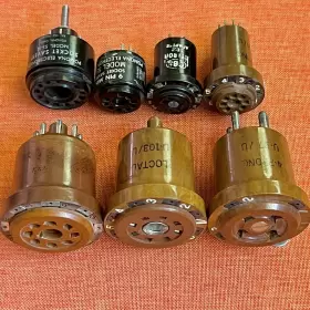 T-789 VECTOR Tube Socket Saver Adaptor Set Octal Noval Pin #3