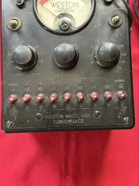 685-2 WESTON Tube Checker Tester Army Signal Corps #3