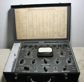 Weston 798/ocl Military Tube Tester Restored And Calibrated Feb 2025