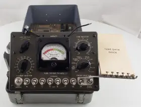 TV-4-U WESTON ELECTRONICS Tube Tester Cap Checker Repair