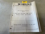 Tm 11-6625-274-12 Army Tech Manual Transmitters & Receivers. Fixed Price $14.99.