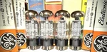 8417 Tubes Matched Quad General Electric Tested For Gm & Plate Current On Tv7-du. Fixed Price $575.00.