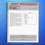 Yaesu Ft-891 Tranceiver Technical Manual Large Fold-out Pages - Secured. Fixed Price $41.70.