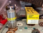 Sylvania 6cg7 6fq7 Vacuum Tube Tested On Tv-7d/u Tester Nos. Fixed Price $7.50.