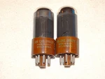 2 X 6v6gty Sylvania Tubes*military Specs*smk Glass*super Strong Matched Pair*#9. Fixed Price $88.99.