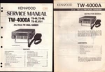 Kenwood Service And Instruction Manuals Fm Dual Bander Tw-4000a. Fixed Price $24.99.