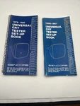 Sencore Universal Crt Tester Set-up Books 1979-1981 Lot Of 2. Fixed Price $25.99.