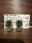 Matched Nos Pair Ge Jan 5965 Clear Top Military Spec Vacuum Tubes Tv7 Tested New. Fixed Price $40.00.