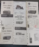Lot Of (9) Kenwood Vintage Manuals W/ Schematics. Fixed Price $45.00.