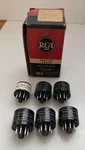 Vintage Rca Wg-337-a Tube Socket Adapter Set Of 6 For Wt-110a. Fixed Price $119.99.
