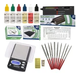 Gold Silver Jewelry Test Kit 10k 14k 18k 24k Digital Scale Diamond Tester Acid. Fixed Price $56.97.