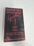 Radio Set Socket Guide 1921 To 1935 Rca Radiotron Division Soft Cover. Fixed Price $12.00.
