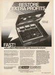 1978 B&k Model 467 Crt Restorer Analyzer Tv Repair Service Vintage Print Ad. Fixed Price $15.95.