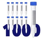 Kashi 15ml 1000 Conical Centrifuge Tubes, Sterile Test Tube With Screw Caps. Fixed Price $75.99.