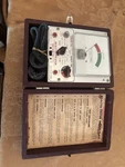 Anchor Reactor Tester Model: T401 In Good Condition Vintage Circa 1940's. Fixed Price $45.00.