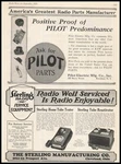 1925 Sterling Cleveland Ohio Home Radio Tube Tester Reactivator Vintage Print Ad. Fixed Price $16.05.