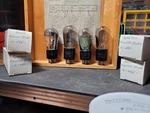 Set Of Four C-485 Vacuum Tubes Globe/balloon Type. Fixed Price $63.00.