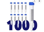 Kashi 15ml Conical Centrifuge Tubes, Plastic Sterile Test Tube With Screw Caps. Fixed Price $99.00.