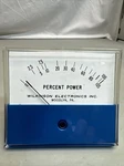 Wilkinson Electronics Inc. Percent Power Gauge Meter Woodlyn Pa Honeywell Ms3t. Fixed Price $2.99.