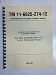 Tm 11-6625-274-12 Department Of The Army Technical Manual June 1960, B195. Fixed Price $30.00.