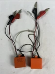 Aines Mfg. Corp. 140b/mc Tone Test Set Orange Cables Clips Jack Lot Of 2. Fixed Price $14.99.
