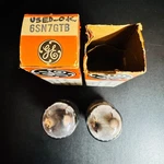 (2) Vintage Ge 6sn7gtb Vacuum Tubes - Tested Good. Fixed Price $19.99.