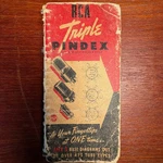Vintage Rca Triple Pindex Receiving Tube Base Diagram Guide 1948. Fixed Price $10.00.