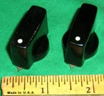 (2) Hickok Tube Tester Adjustment Knobs Clean! Good Cond. (1946). Fixed Price $24.99.