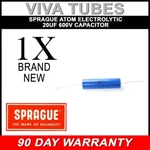 New Sprague Atom 20uf 600v Electrolytic Capacitor 20% 20 Uf 600 Vdc Tva-1966. Fixed Price $32.27.