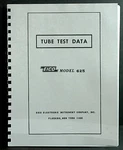 Eico 625 Tube Tester Complete Test Data Book. Fixed Price $29.99.