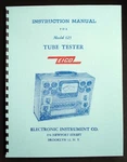 Eico 625 Complete Tube Tester Manual With 1978 Test Data. Fixed Price $13.99.