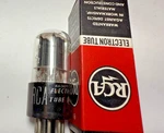 Rca 6sn7 Gt Tube 1950's Legendary 2 Hole Black Plate #111. Fixed Price $24.99.