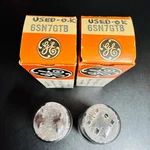 (2) Vintage Ge 6sn7gtb Vacuum Tubes - Tested Good. Fixed Price $19.99.