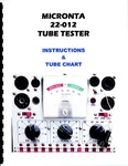 Manual + Charts Micronta 22-012 T-31 Tube Tester Radio Shack Realistic New Copy. Fixed Price $13.15.