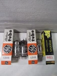 3 Pcs. Nos Nib Sylvania / G.e. 12b4a Vacuum Electron Tubes Tested. Fixed Price $11.16.