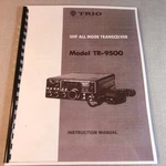 Kenwood Tr-9500 Instruction Manual - Premium Card Stock Covers & 28 Lb Paper!. Fixed Price $20.00.