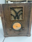 Antique Montgomery Ward Airline 62-177 6d6 Vacuum Tube Radio, Made In Usa - 1935. Fixed Price $149.99.