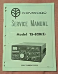 Vintage Kenwood Service Manual For Ts-820(s) Ssb Transceiver, 1978 Wi Schematics. Fixed Price $11.00.