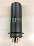 (1) Tested Rca 6l6 Tube Date Code 3-17 Black Metal Hickok. Fixed Price $19.50.