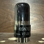 1944 Ken Rad Vt-231 Jan-ckr-6sn7gt Vacuum Tube Black Glass Pan Getter Strong. Fixed Price $225.00.