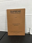 Supreme Testing Instruments Manual Model 589-a Tube Tester. Fixed Price $45.00.